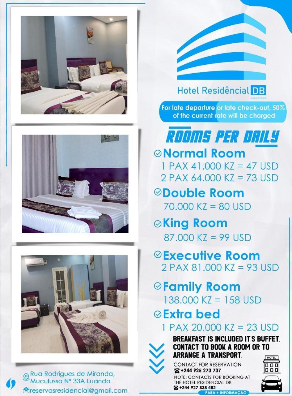 Hotel Residencial Db Luanda Exterior foto